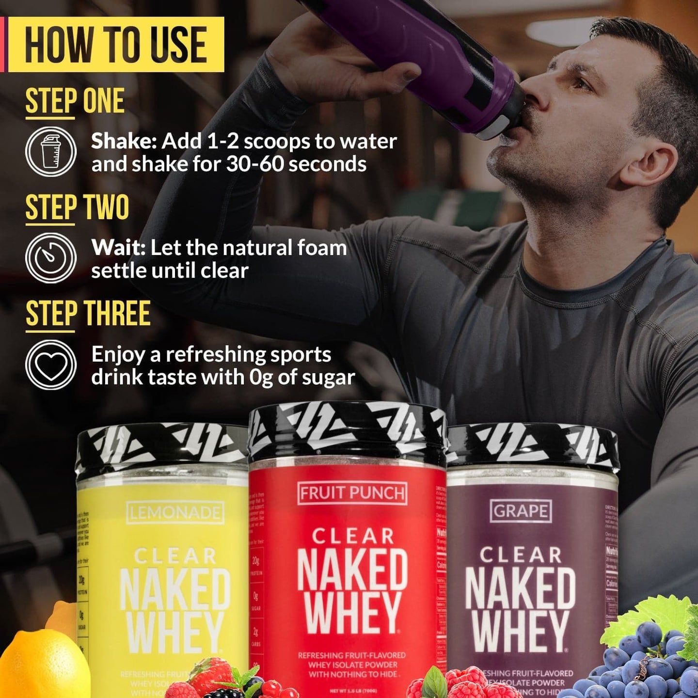 whey protein isolate grape